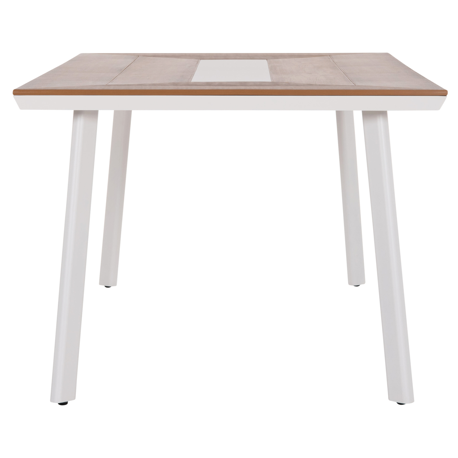 ΤΡΑΠΕΖΙ ΑΛΟΥΜΙΝΙΟΥ TABER HM5131.11 ΛΕΥΚΟ ΜΕ POLYWOOD TOP 200x100x75Υεκ (x1) - Image 4