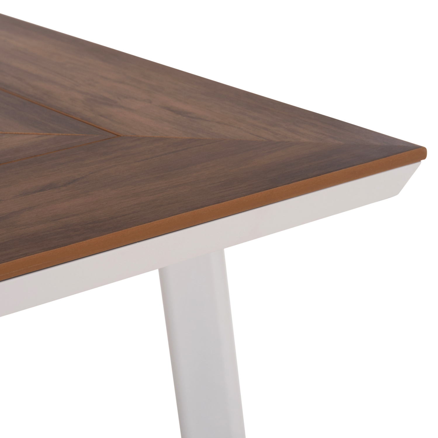 ΤΡΑΠΕΖΙ ΑΛΟΥΜΙΝΙΟΥ TABER HM5131.11 ΛΕΥΚΟ ΜΕ POLYWOOD TOP 200x100x75Υεκ (x1) - Image 7