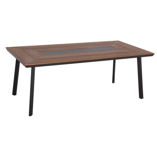 ΤΡΑΠΕΖΙ ΑΛΟΥΜΙΝΙΟΥ TABER ΜΕ POLYWOOD 200X100 ΓΚΡΙ HM5131.12 (x1)