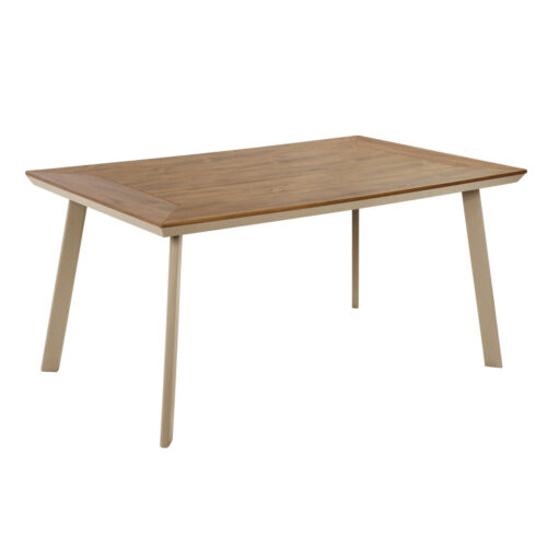ΤΡΑΠΕΖΙ ΑΛΟΥΜΙΝΙΟΥ ΜΕ POLYWOOD TABER HM5132.04 ΚΑΠΟΥΤΣΙΝΟ 160x92x72Υεκ (x1)