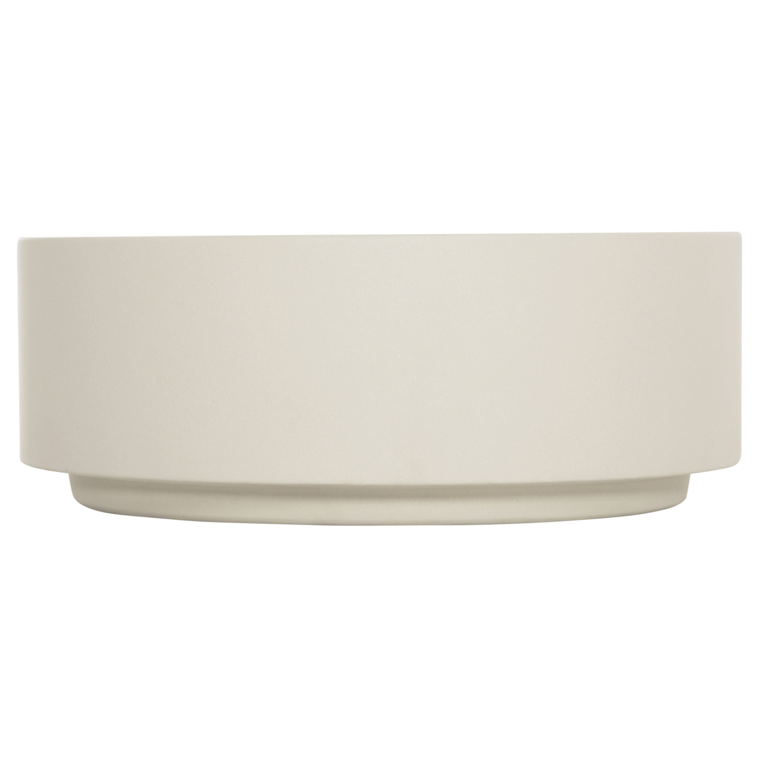 ΤΡΑΠΕΖΙ ΜΕΣΗΣ FIBER CEMENT ΣΤΡΟΓΓΥΛΟ KYOKO HM6579.02 ΜΠΕΖ Φ90x34Υεκ. (x1) - Image 3