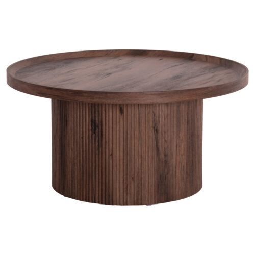 ΤΡΑΠΕΖΙ ΣΑΛΟΝΙΟΥ MARGON HM18026 MDF ΣΕ ΣΚΟΥΡΟ ΚΑΦΕ ΞΥΛΟΥ Φ80x40,5Υεκ. (x1)