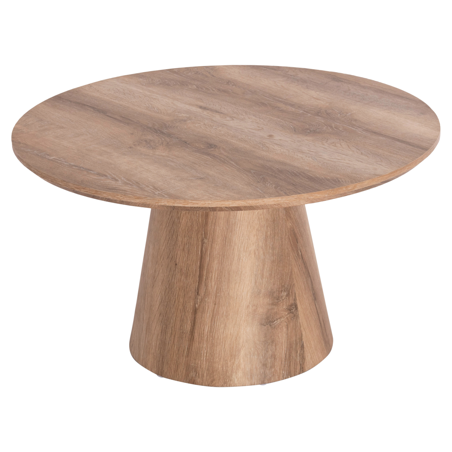ΤΡΑΠΕΖΙ ΣΑΛΟΝΙΟΥ KARAN HM18028 MDF ΣΕ ΦΥΣΙΚΟ ΧΡΩΜΑ ΞΥΛΟΥ Φ80x45,5Υεκ. (x1) - Image 3