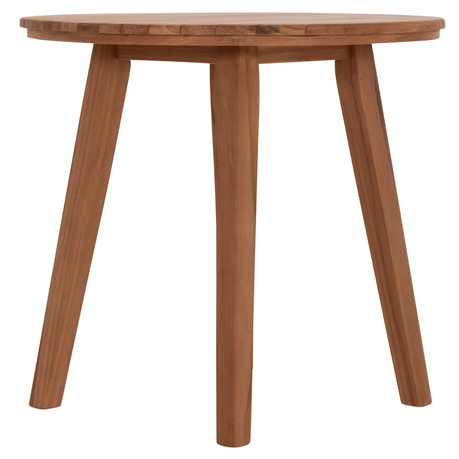 TΡΑΠΕΖΙ ΤΡΑΠΕΖΑΡΙΑΣ ΣΤΡΟΓΓΥΛΟ DANTE HM6379 ΞΥΛΟ TEAK Φ80x75Υεκ. (x1) - Image 6