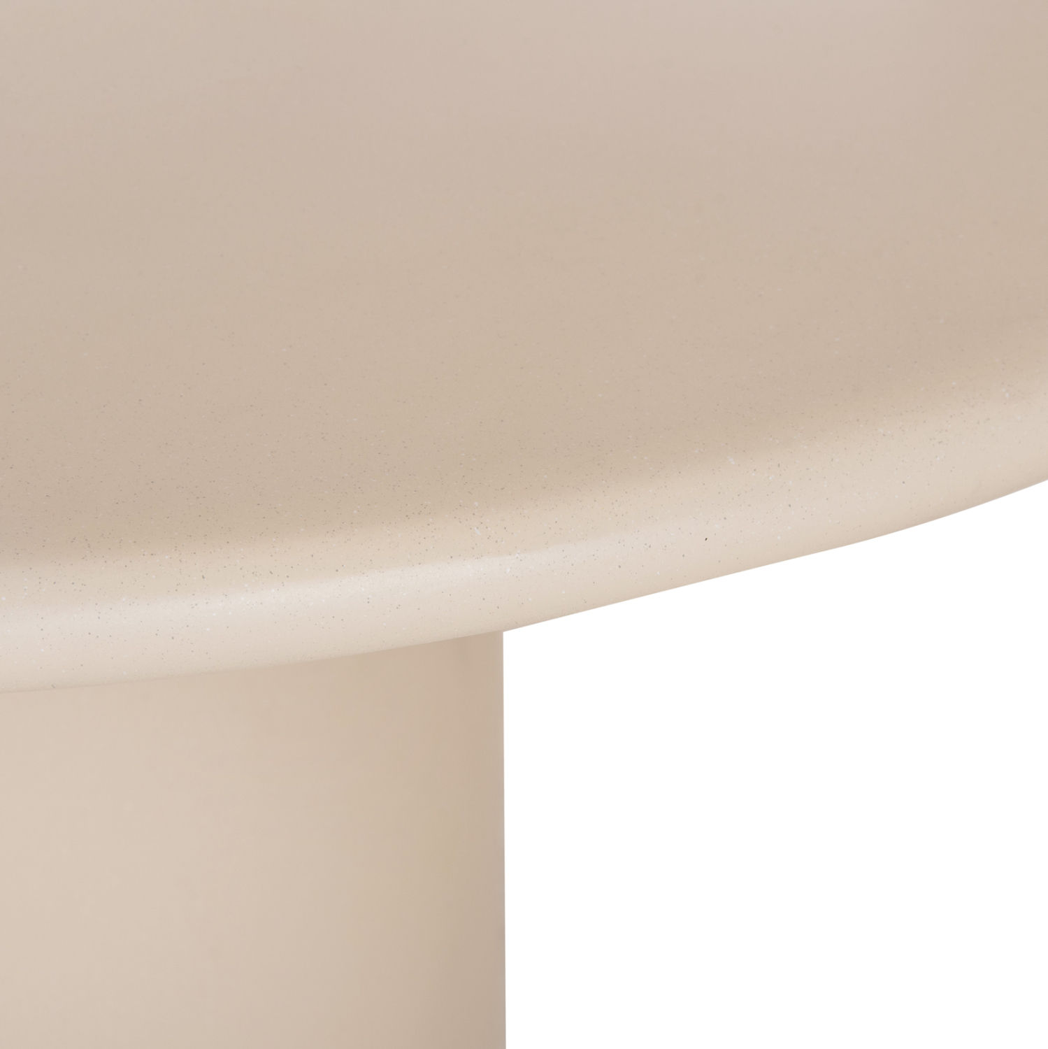 ΤΡΑΠΕΖΙ ΤΡΑΠΕΖΑΡΙΑΣ FIBER CEMENT ΣΤΡΟΓΓΥΛΟ KAZVIN HM6582.02 ΜΠΕΖ Φ130x73Υεκ (x1) - Image 12