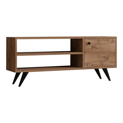 Έπιπλο τηλεόρασης Wison pakoworld σε sonoma απόχρωση 120x29x50εκ (x1)