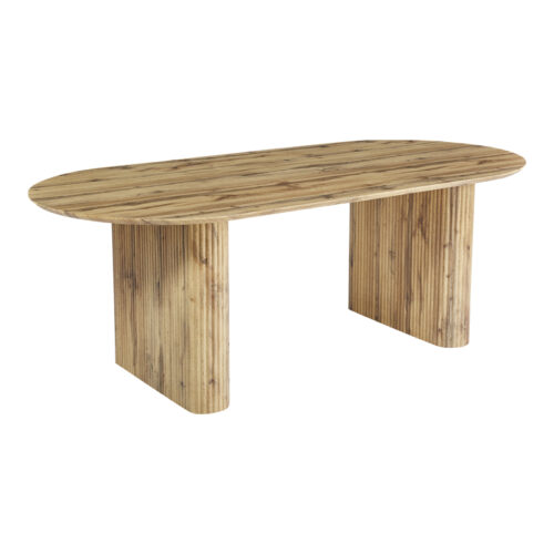 Τραπέζι Nembou pakoworld mdf σε oak απόχρωση 210x100x76εκ (x1)