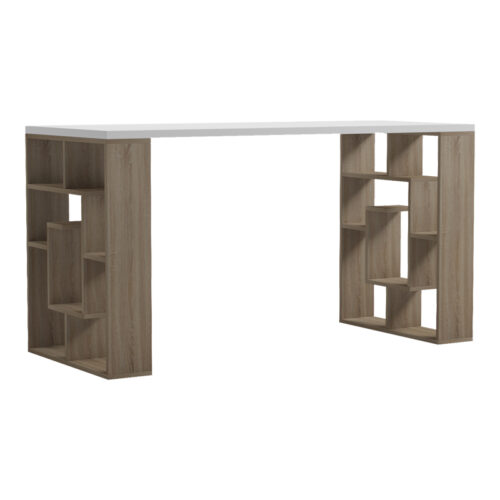 Γραφείο εργασίας Lovet pakoworld sonoma-λευκό 140x60x72εκ (x1)