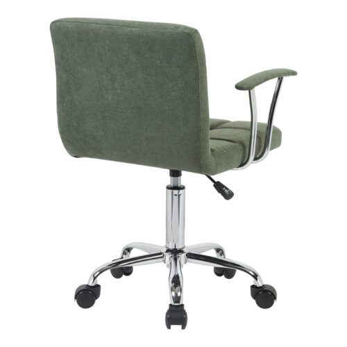 Καρέκλα γραφείου Buleco pakoworld λαδί ύφασμα 56x46x74-86εκ (x1)