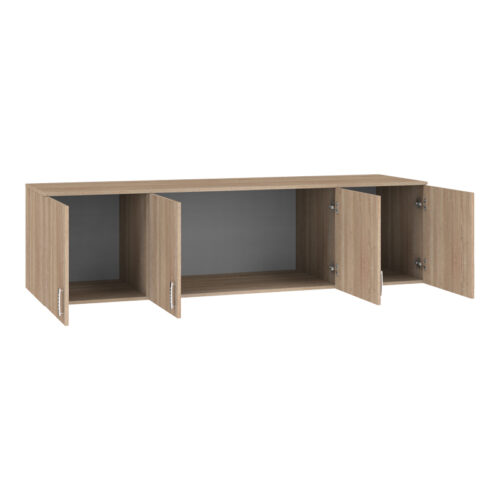 Πατάρι ντουλάπας Royal pakoworld τετράφυλλο sonoma 200x58x53εκ (x1)