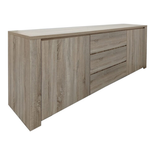 Μπουφές Kalya pakoworld σε sonoma απόχρωση 220x49x89.5εκ (x1)
