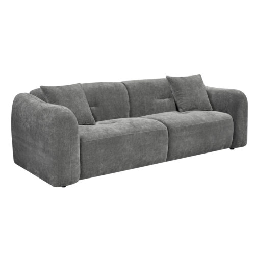 ΚΑΝΑΠΕΣ 3-ΘΕΣΙΟΣ JUNOA HM3333.01 ΓΚΡΙ ΥΦΑΣΜΑ 228x89x74Υεκ (x1)