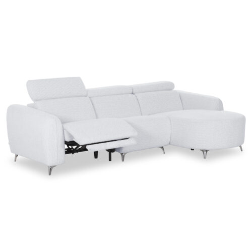 ΚΑΝΑΠΕΣ ΔΕΞΙΑ ΓΩΝΙΑ 3Θ ΜΕ RECLINE VALENTE HM3317.01R ΑΝΟΙΧΤΟ ΓΚΡΙ ΥΦΑΣΜΑ 275x160x104Yεκ (x1)