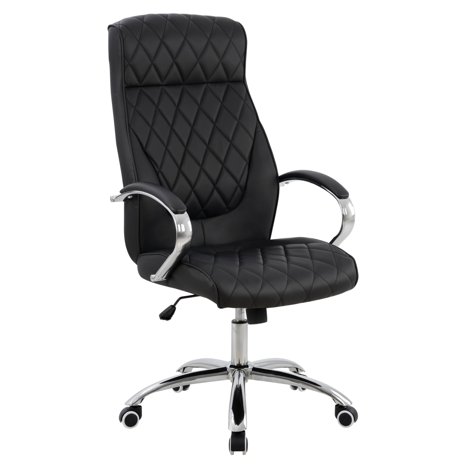 ΚΑΡΕΚΛΑ ΓΡΑΦΕΙΟΥ SHALY HM1098.01 PU ΣΕ ΜΑΥΡΟ 62x80x125Υεκ (x1)