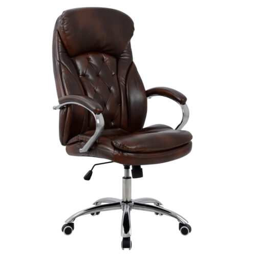 ΚΑΡΕΚΛΑ ΓΡΑΦΕΙΟΥ LANISHA HM1099.09 PU ΣΕ ΚΑΦΕ 65x73x125Υεκ (x1)