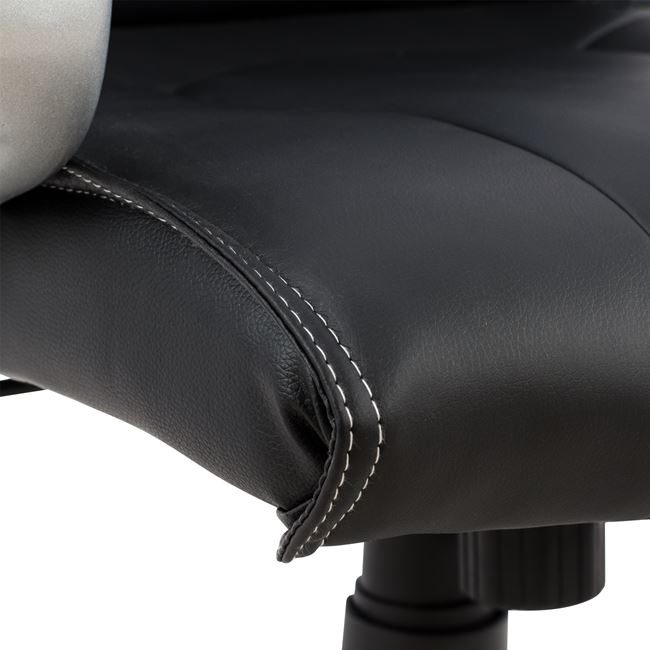 ΚΑΡΕΚΛΑ ΓΡΑΦΕΙΟΥ CHANDER ΔΙΕΥΘΥΝΤΙΚΗ HM1092.01 ΜΑΥΡΗ 50x69x118,5 cm (x1) - Image 8