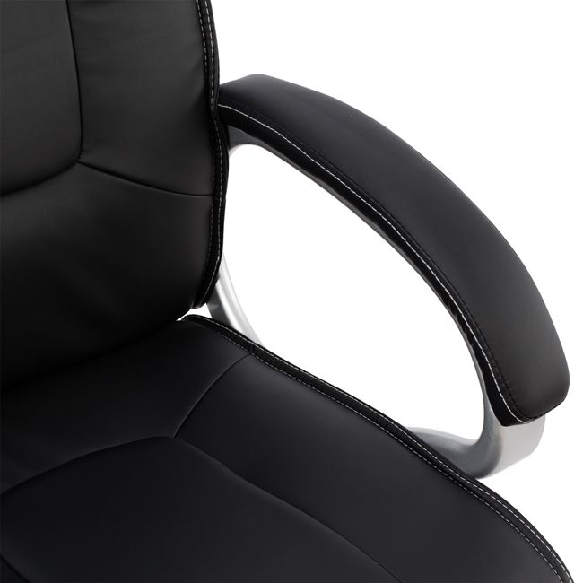 ΚΑΡΕΚΛΑ ΓΡΑΦΕΙΟΥ CHANDER ΔΙΕΥΘΥΝΤΙΚΗ HM1092.01 ΜΑΥΡΗ 50x69x118,5 cm (x1) - Image 9