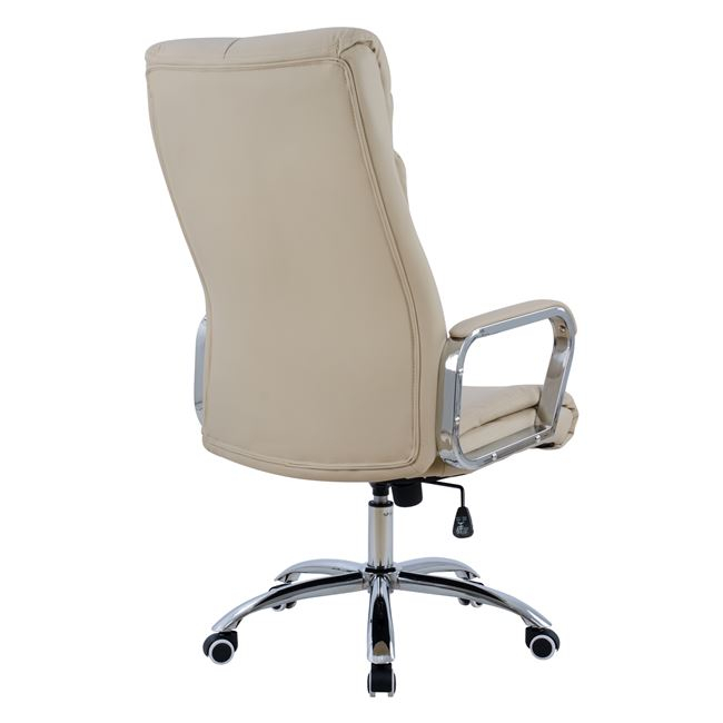 ΚΑΡΕΚΛΑ ΓΡΑΦΕΙΟΥ SHASHI HM1093.07 PU ΣΕ ΕΚΡΟΥ 63x80x118-126Yεκ (x1) - Image 5