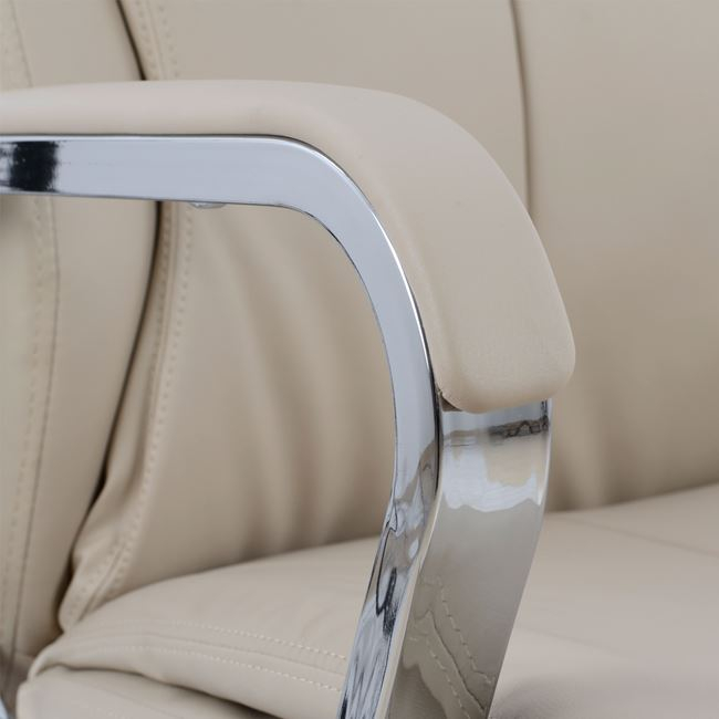 ΚΑΡΕΚΛΑ ΓΡΑΦΕΙΟΥ SHASHI HM1093.07 PU ΣΕ ΕΚΡΟΥ 63x80x118-126Yεκ (x1) - Image 7