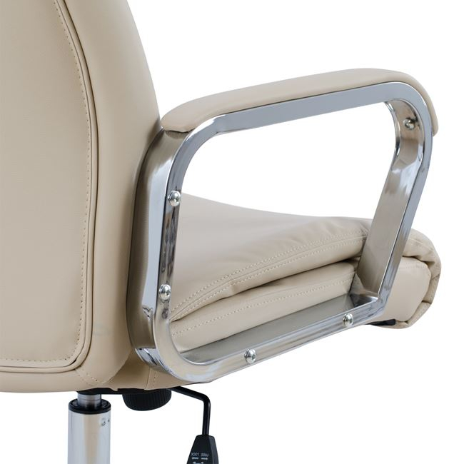 ΚΑΡΕΚΛΑ ΓΡΑΦΕΙΟΥ SHASHI HM1093.07 PU ΣΕ ΕΚΡΟΥ 63x80x118-126Yεκ (x1) - Image 8