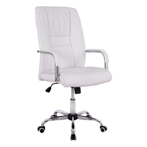 ΚΑΡΕΚΛΑ ΓΡΑΦΕΙΟΥ ANGEE HM1106.02 PU ΣΕ ΧΡΩΜΑ ΛΕΥΚΟ 58,5x70x120Yεκ (x1)
