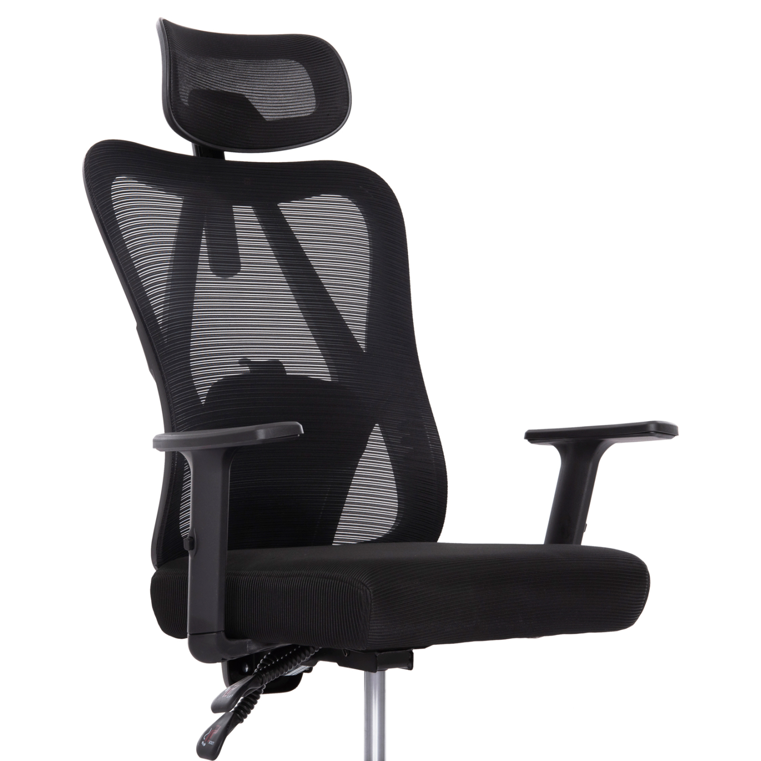 ΚΑΡΕΚΛΑ ΓΡΑΦΕΙΟΥ MEXER HM1195.01 ΜΑΥΡΟ MESH-PP ΒΑΣΗ 68x70x136Υεκ. (x1) - Image 23