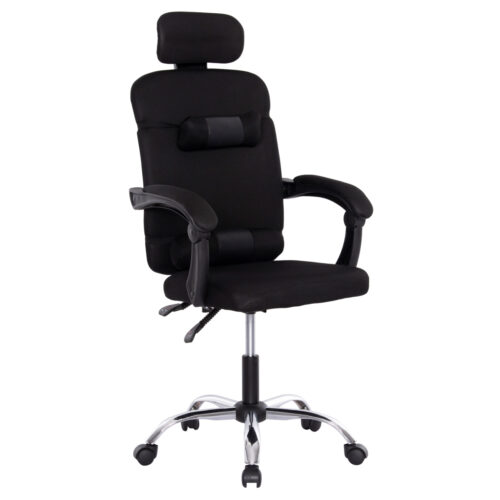 ΚΑΡΕΚΛΑ ΓΡΑΦΕΙΟΥ CRONER HM1196.01 ΜΑΥΡΟ MESH-ΜΕΤΑΛ.ΒΑΣΗ 58x99x120Υεκ. (x1)