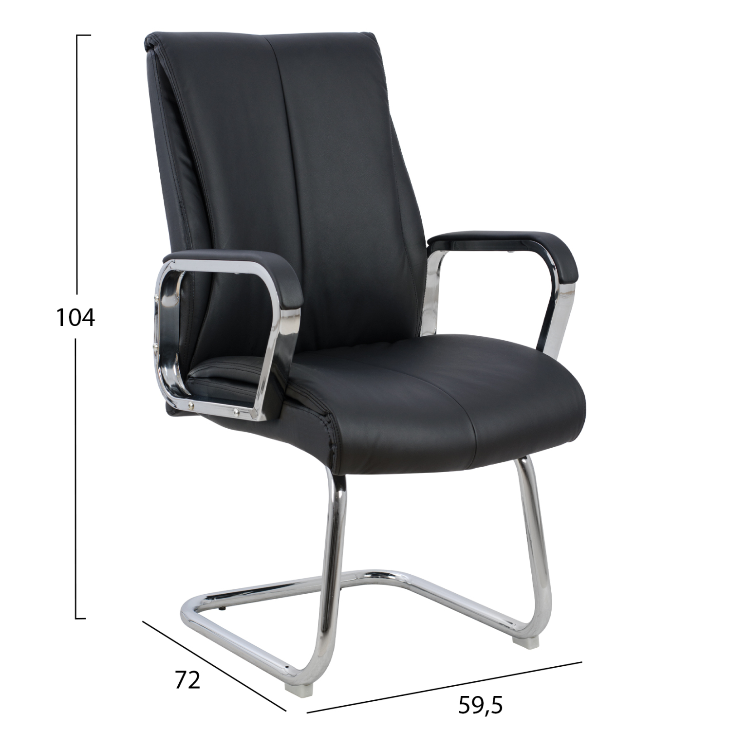 ΠΟΛΥΘΡΟΝΑ ΣΥΝΕΡΓΑΣΙΑΣ SHASHI HM1094.01 ΜΑΥΡΗ 59,5x72x104Υεκ. (x2) - Image 2