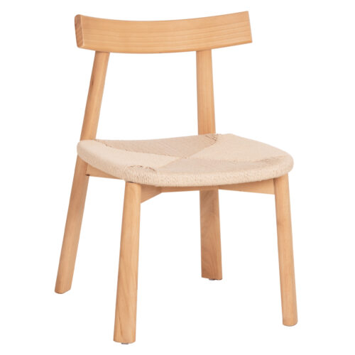 KΑΡΕΚΛΑ ΤΡΑΠΕΖΑΡΙΑΣ OSORIO HM18335.01 RUBBERWOOD & ΣΧΟΙΝΙ ΣΕ ΦΥΣΙΚΟ 51x55x74Υεκ (x2)