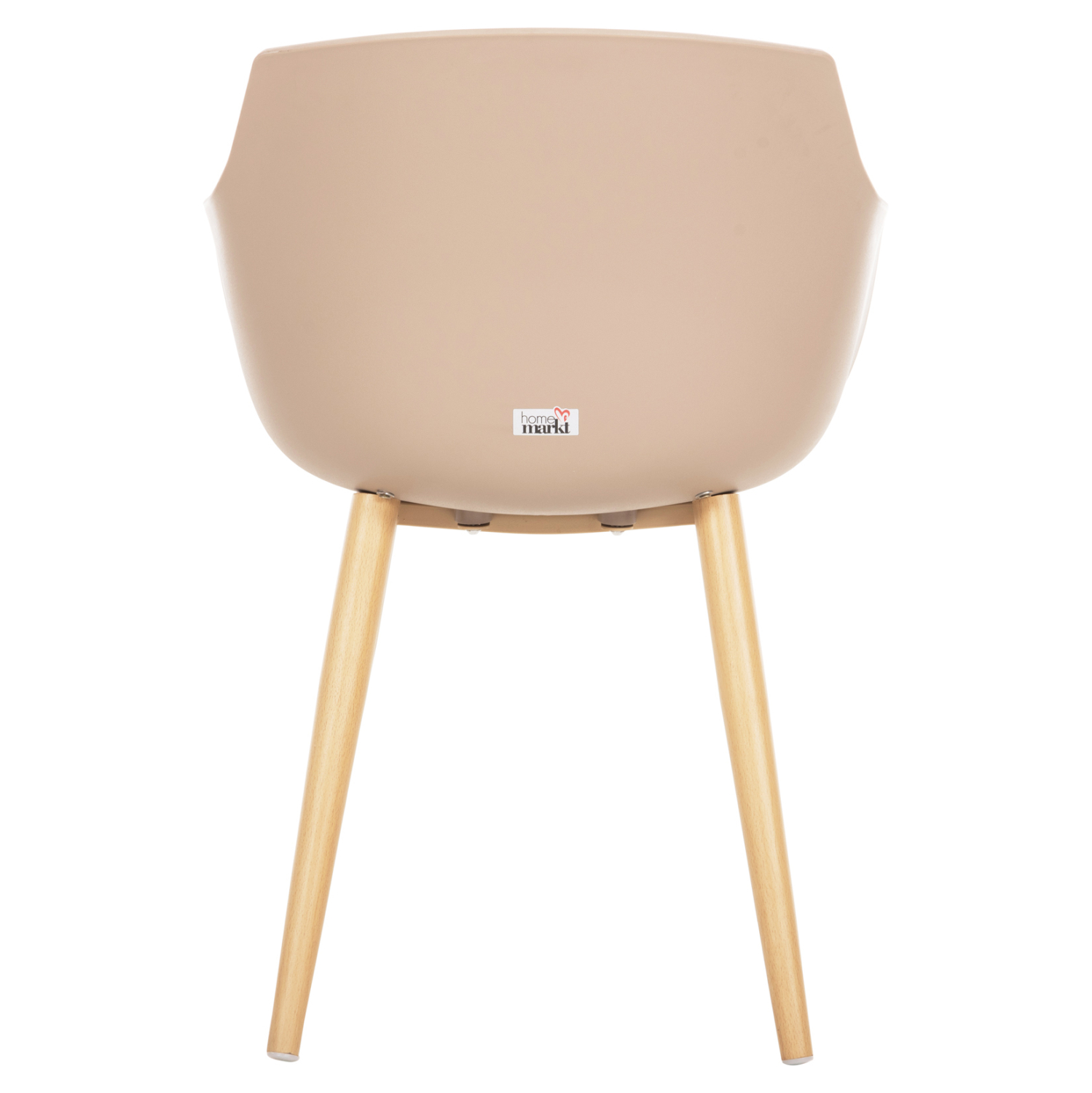 ΚΑΡΕΚΛΑ ΤΡΑΠΕΖΑΡΙΑΣ LUCIE HM8242.11 CAPUCCINO PP-ΜΕΤΑΛ. ΠΟΔΙΑ ΟΨΗ ΞΥΛΟΥ 56x55,5x80Υεκ (x1) - Image 6