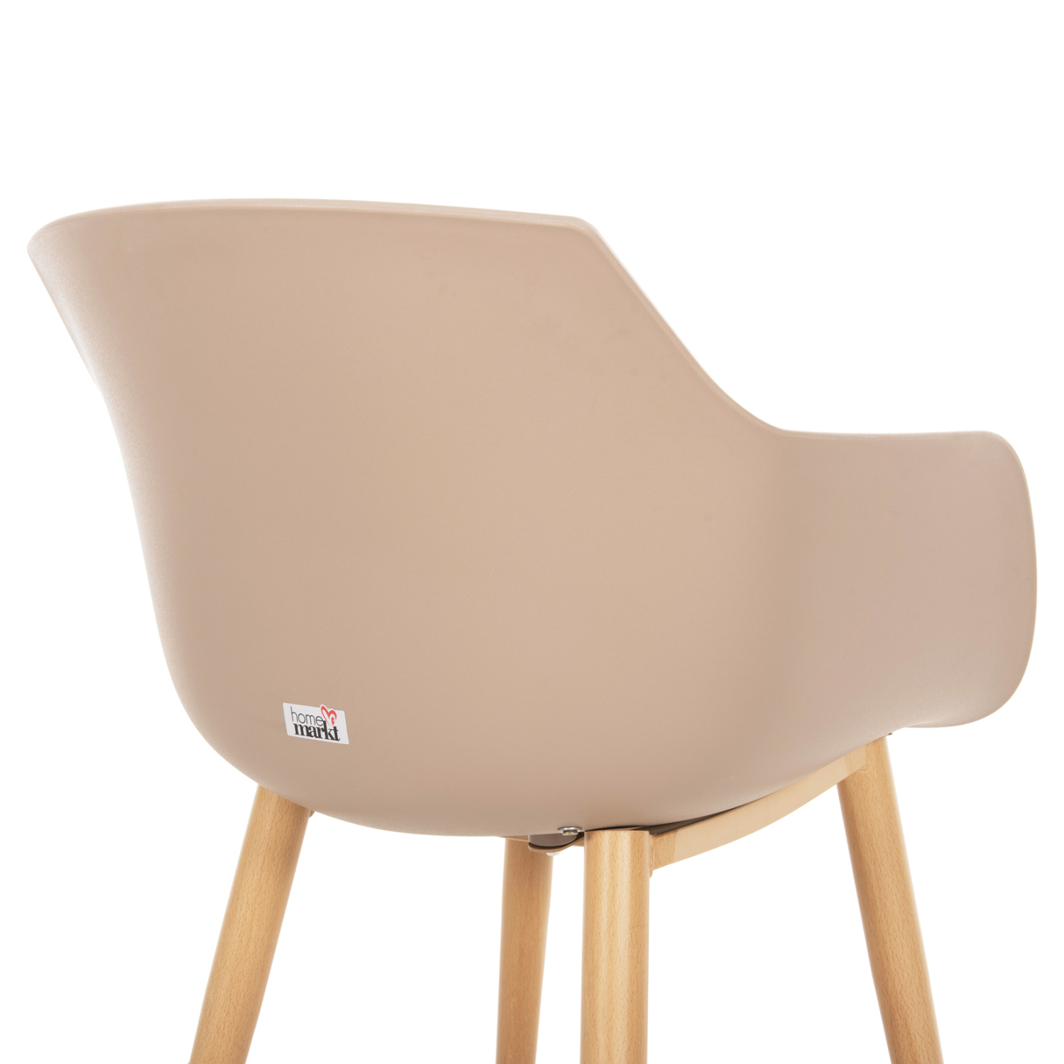 ΚΑΡΕΚΛΑ ΤΡΑΠΕΖΑΡΙΑΣ LUCIE HM8242.11 CAPUCCINO PP-ΜΕΤΑΛ. ΠΟΔΙΑ ΟΨΗ ΞΥΛΟΥ 56x55,5x80Υεκ (x1) - Image 8