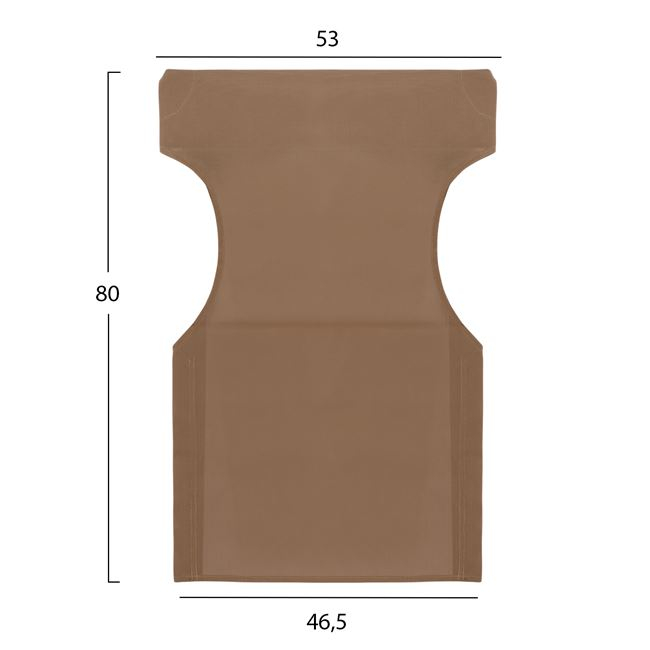 ΜΑΞΙΛΑΡΙ TEXTILENE 600gr/m2 2X1 MOKA ΓΙΑ ΠΟΛΥΘΡΟΝΑ ΣΚΗΝΟΘΕΤΗ HM5272.04 46.5Χ53Χ80Υεκ. (x1) - Image 2