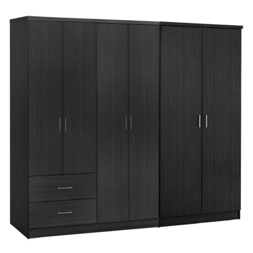 ΝΤΟΥΛΑΠΑ 6ΦΥΛΛΗ BLAKELY HM21235.01 ΜΕΛΑΜΙΝΗ ΧΡΩΜΑ ZEBRANO 201x43x181Υεκ (x1)