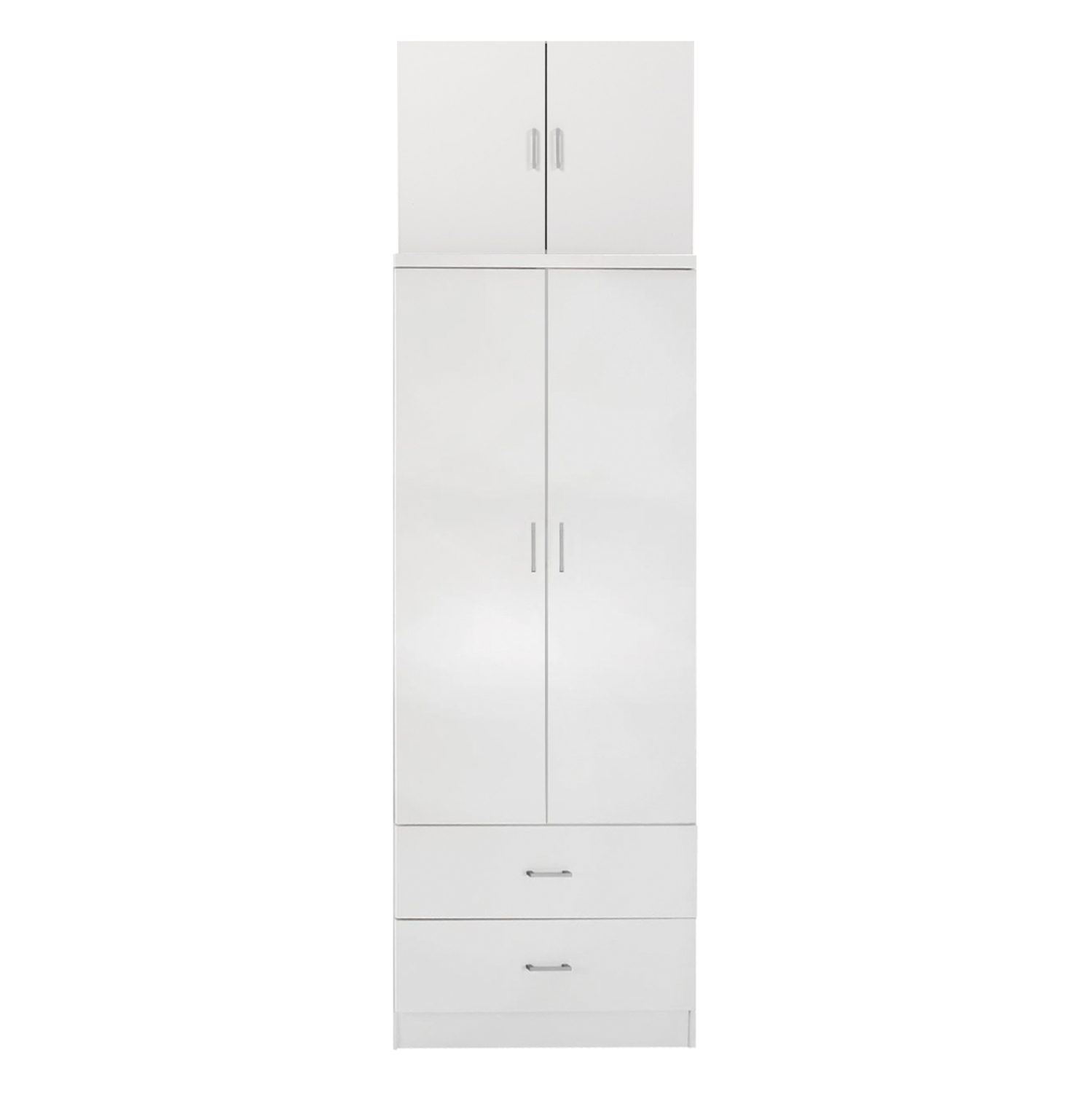 ΝΤΟΥΛΑΠΑ REINA HM21061.05 2ΦΥΛΛΗ ΜΕ ΠΑΤΑΡΙ & 2 ΣΥΡΤΑΡΙΑ-ΜΕΛΑΜΙΝΗ ΛΕΥΚΗ 80x42x241Υεκ (x1)