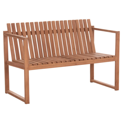 ΠΑΓΚΑΚΙ ΚΗΠΟΥ 2ΘΕΣΙΟ VED HM18124 ΞΥΛΟ TEAK--ΦΥΣΙΚΟ ΧΡΩΜΑ 130x60x86Υεκ. (x1)
