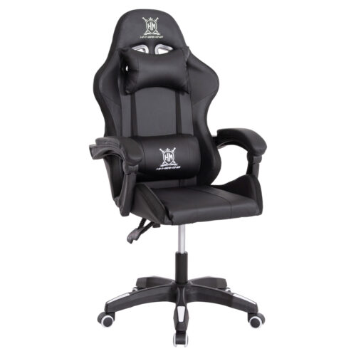ΠΟΛΥΘΡΟΝΑ GAMING DARREN HM1203.04 ΜΑΥΡΟ-ΛΕΥΚΟ PVC 58.5x100x120Υεκ. (x1)