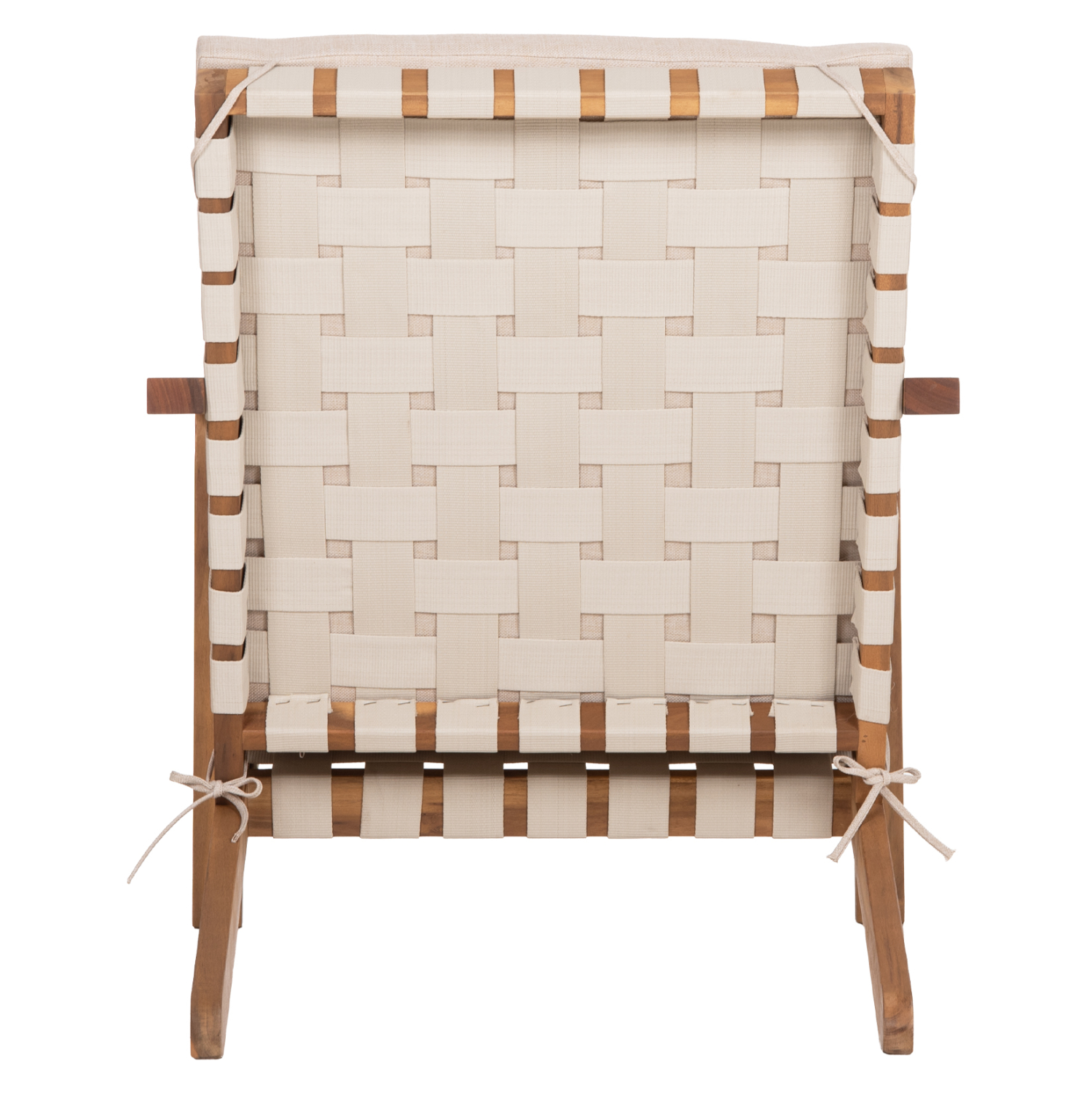 ΠΟΛΥΘΡΟΝΑ LOUNGE DAME HM6531 ΞΥΛΟ ΑΚΑΚΙΑΣ--ΜΑΞΙΛΑΡΙΑ ΑΝΟΙΧΤΟ ΜΠΕΖ 64x93x76Υεκ (x1) - Image 5