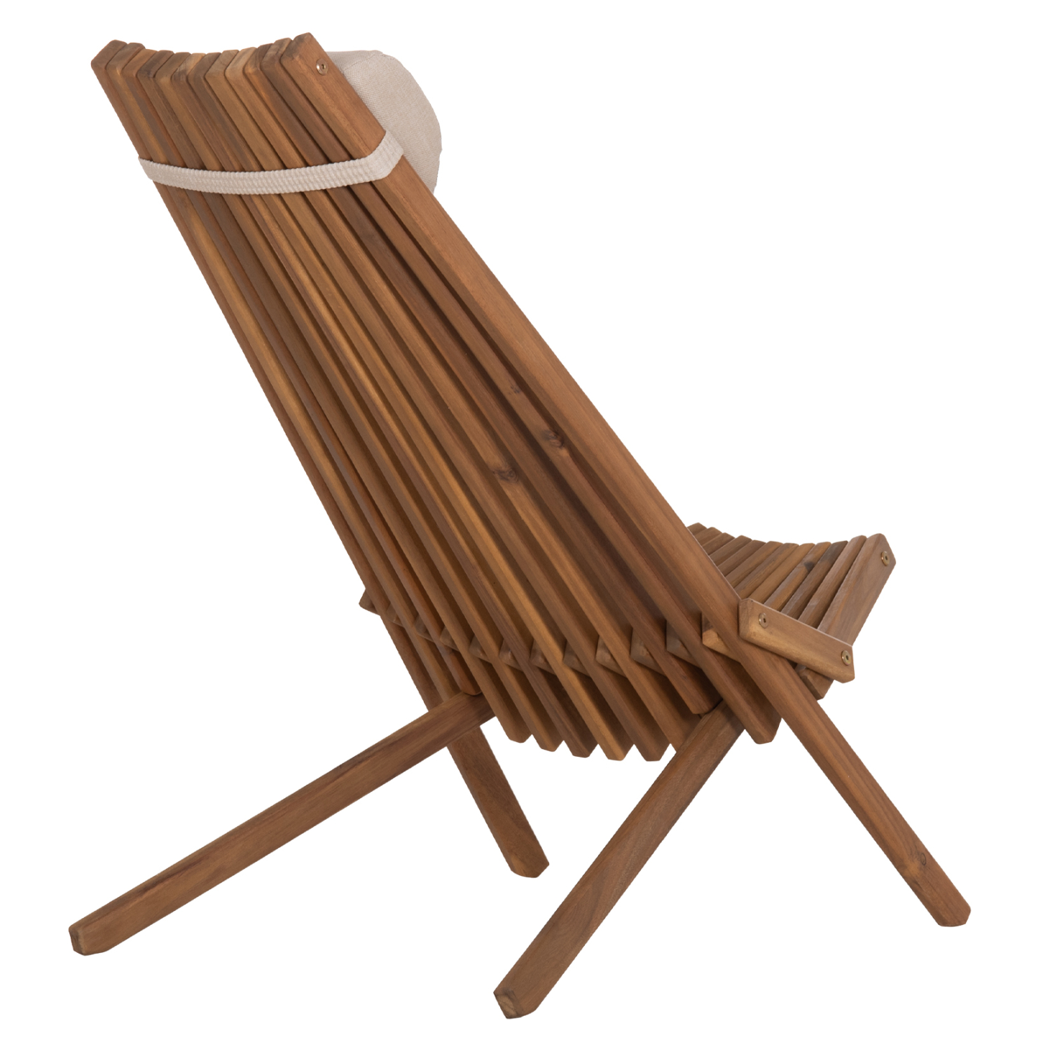 ΠΟΛΥΘΡΟΝΑ LOUNGE ΜΕ ΜΑΞΙΛΑΡΑΚΙ ΠΤΥΣΣΟΜΕΝΗ SHIGAN HM6530 ΞΥΛΟ ΑΚΑΚΙΑΣ 56.5x83x87Υεκ (x1) - Image 4