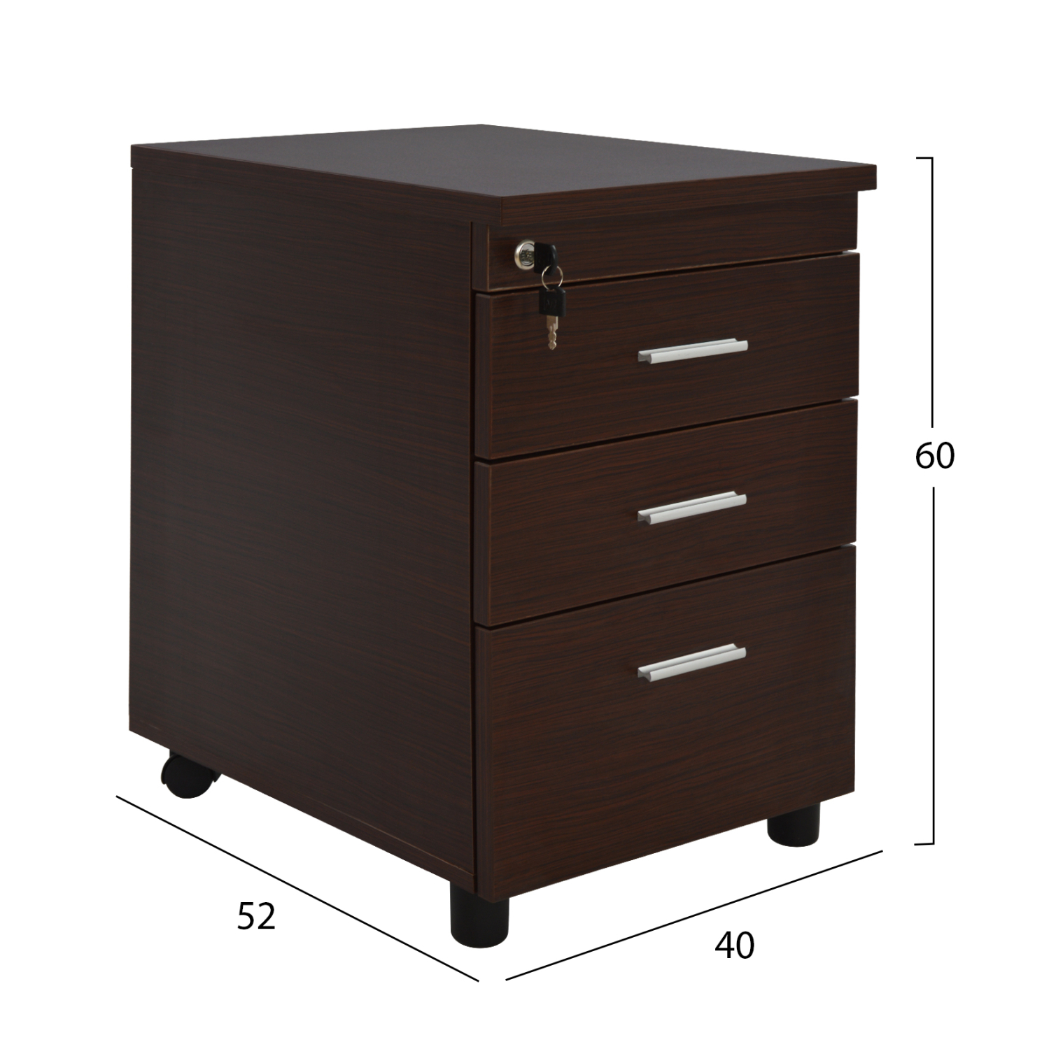 ΣΕΤ ΓΡΑΦΕΙΟΥ 2ΤΜΧ ΣΕ ΧΡΩΜΑ WENGE HM10206.02L (x1) - Image 3