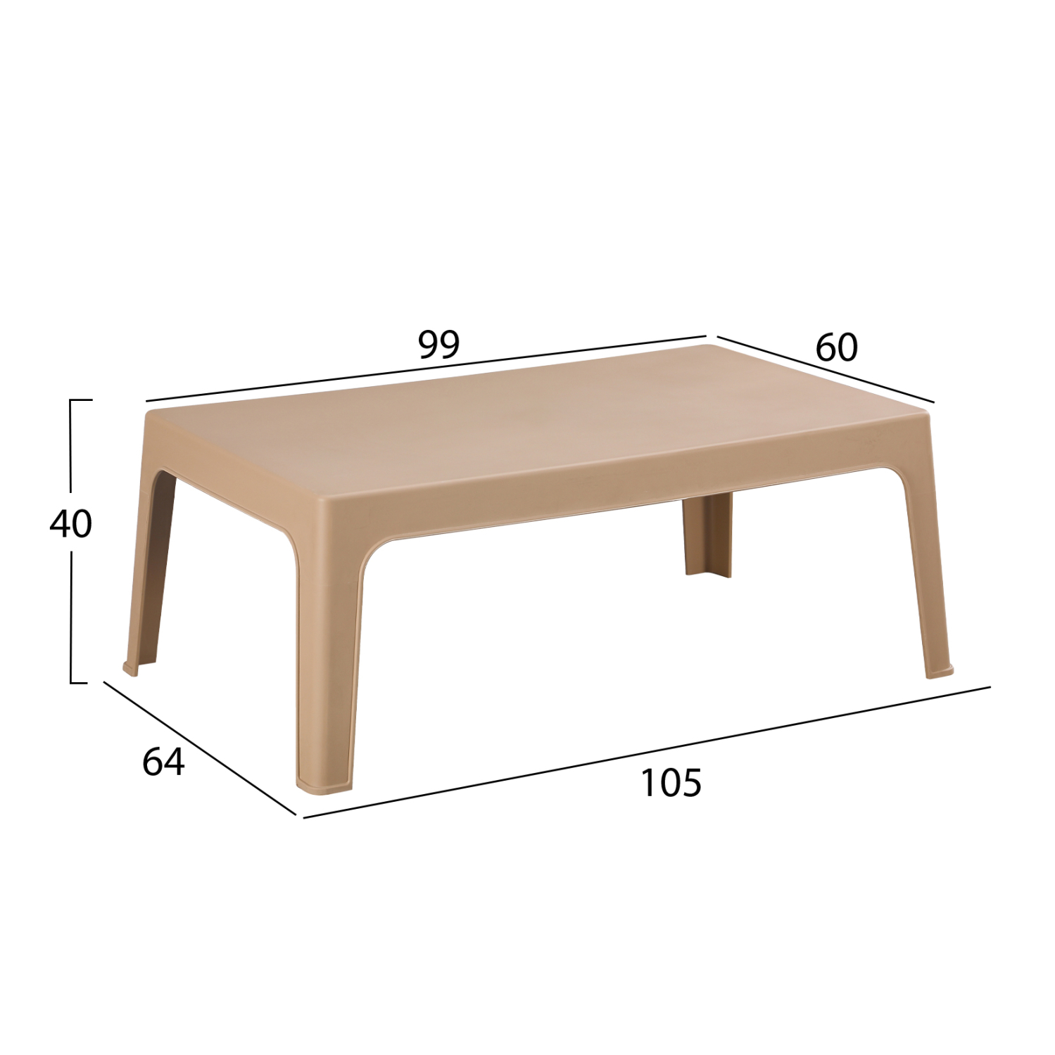 ΣΕΤ ΣΑΛΟΝΙ ΕΞ.ΧΩΡΟΥ 4ΤΜΧ SLEEK HM21268.03 ΚΑΠΟΥΤΣΙΝΟ ΠΟΛΥΠΡΟΠΥΛΕΝΙΟ (x1) - Image 4