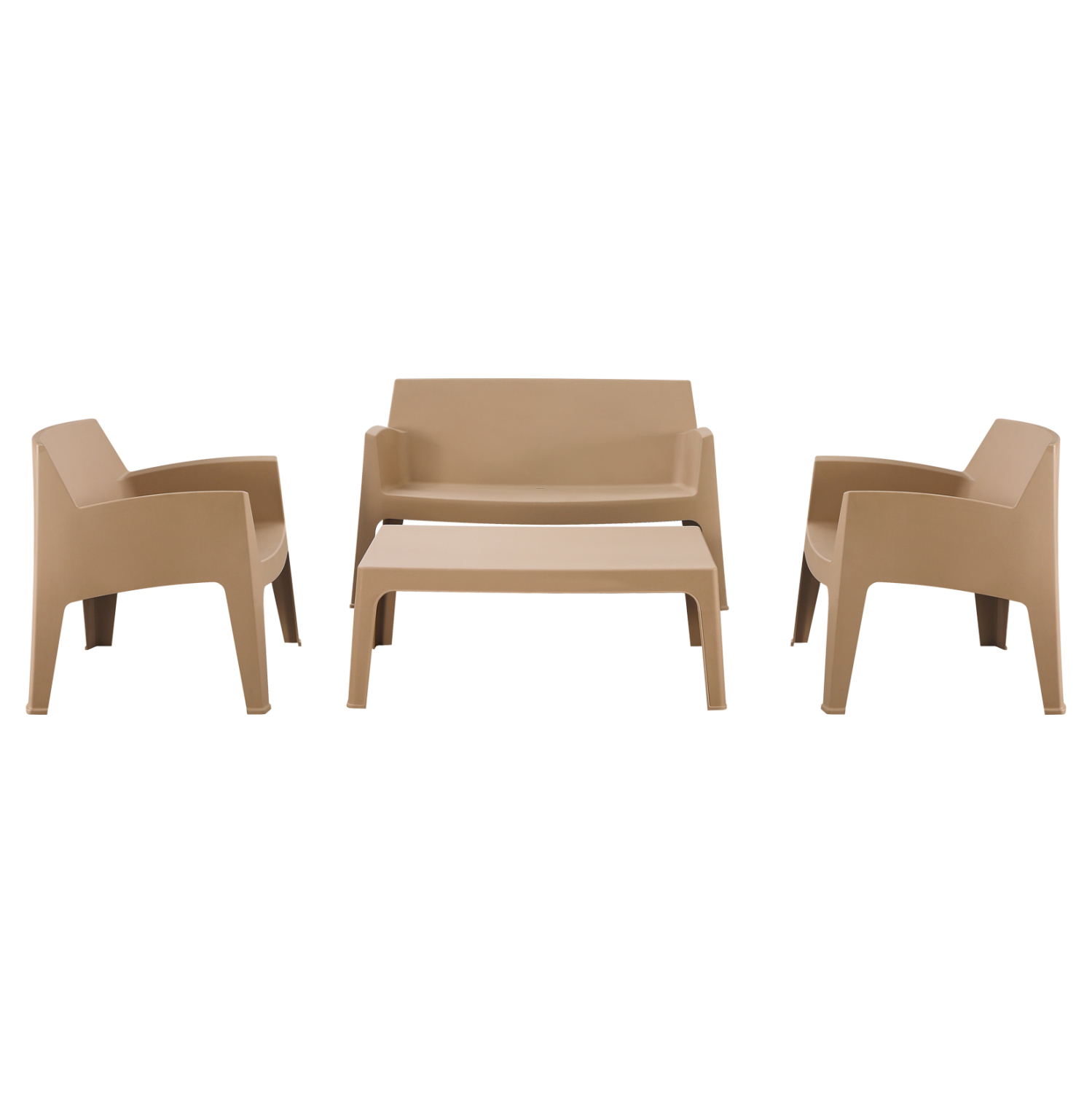 ΣΕΤ ΣΑΛΟΝΙ ΕΞ.ΧΩΡΟΥ 4ΤΜΧ SLEEK HM21268.03 ΚΑΠΟΥΤΣΙΝΟ ΠΟΛΥΠΡΟΠΥΛΕΝΙΟ (x1) - Image 5