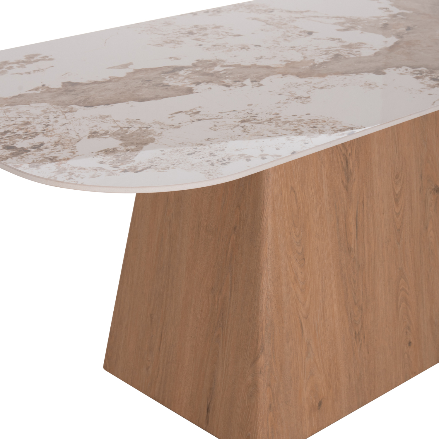 ΣΕΤ ΤΡΑΠΕΖΑΡΙΑΣ 7ΤΜΧ NORDU HM21359 ΚΕΡΑΜΙΚΟ TOP/MDF ΒΑΣΗ--PU ΚΡΕΜ/ΜΕΤΑΛ.ΠΟΔΙΑ (x1) - Image 8