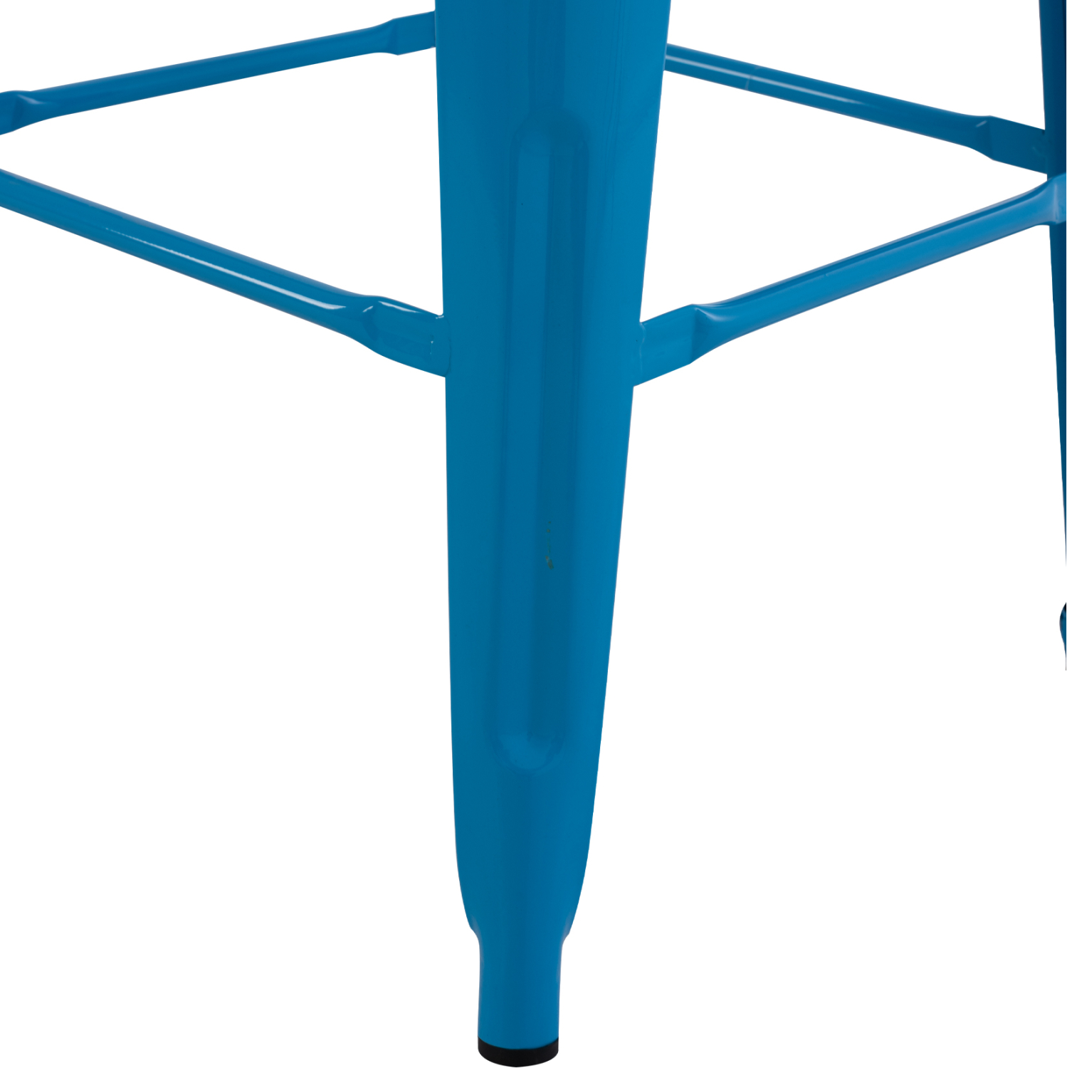 ΣΚΑΜΠΟ BAR ΜΕΤΑΛΛΙΚΟ MELITA ΣΕ ΜΠΛΕ HM8642.08 43x43x78 εκ. (x1) - Image 7