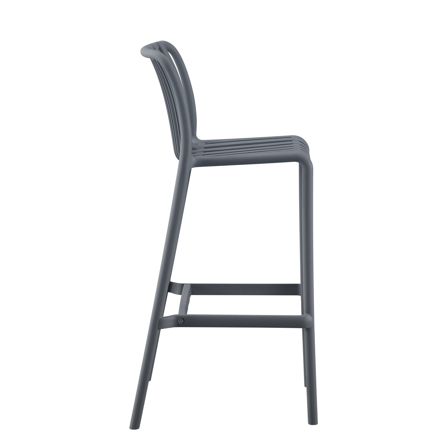 ΣΚΑΜΠΟ BAR ΠΟΛΥΠΡΟΠΥΛΕΝΙΟΥ CONVEE HM6098.03 ΓΚΡΙ 38,5x49,5x102Υεκ. (x1) - Image 3