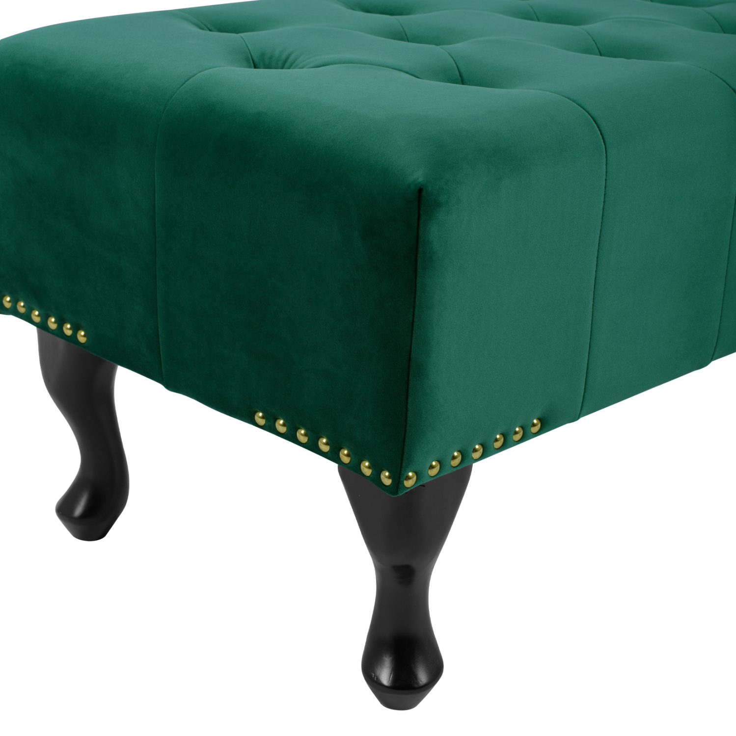 ΤΑΜΠΟΥΡΕ T.CHESTERFIELD EMMA HM226.03 ΚΥΠΑΡΙΣΣΙ ΒΕΛΟΥΔΟ-ΜΑΥΡΑ ΠΟΔΙΑ 80x45x40Υεκ (x1) - Image 5