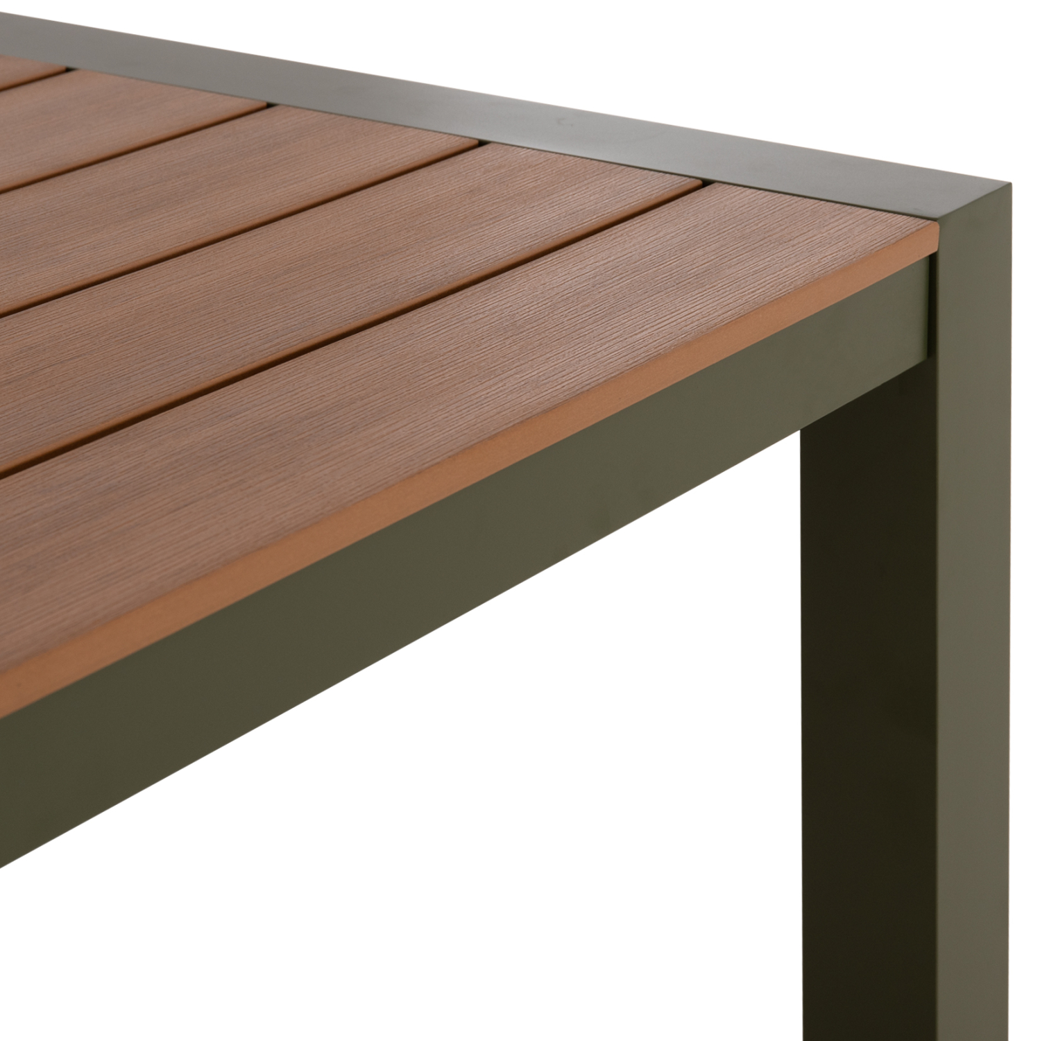 ΤΡΑΠΕΖΙ ΕΞΩΤ.ΧΩΡΟΥ GOYA HM6059.07 ΑΛΟΥΜΙΝΙΟ ΣE OLIVE GREEN & POLYWOOD 160X80Χ75Υεκ. (x1) - Image 7