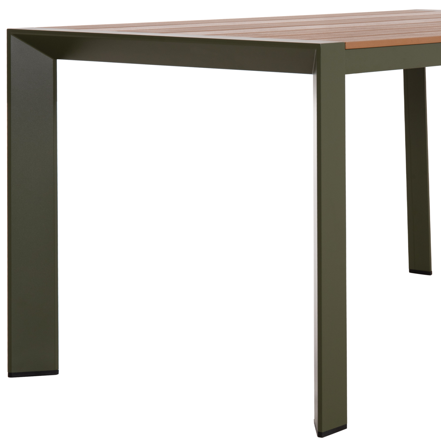 ΤΡΑΠΕΖΙ ΕΞΩΤ.ΧΩΡΟΥ GOYA HM6059.07 ΑΛΟΥΜΙΝΙΟ ΣE OLIVE GREEN & POLYWOOD 160X80Χ75Υεκ. (x1) - Image 8
