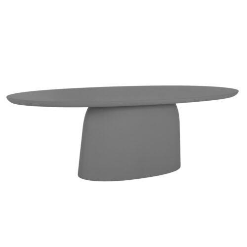 ΤΡΑΠΕΖΙ ΤΡΑΠΕΖΑΡΙΑΣ FIBER CEMENT ΟΒΑΛ BRECCAN HM6576.01 ΓΚΡΙ 200x100x75Υεκ. (x1)