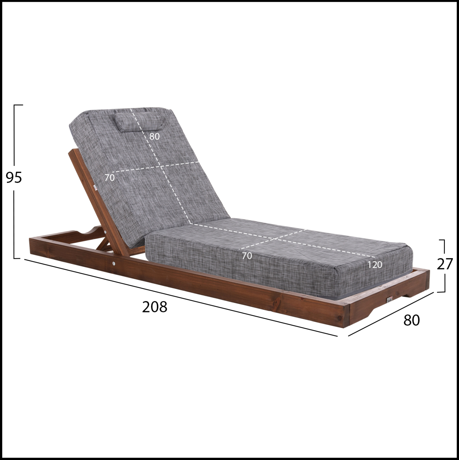 ΞΑΠΛΩΣΤΡΑ IKARIA HM10622.05 ΠΕΥΚΟ ΣΕ ΚΑΡΥΔΙ-ΓΚΡΙ TEXTILEΝΕ-ΜΑΞΙΛΑΡΙ 20εκ. (x1) - Image 2
