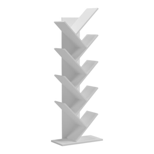 Βιβλιοθήκη Fyllo pakoworld λευκό 50x25x141.5εκ (x1)